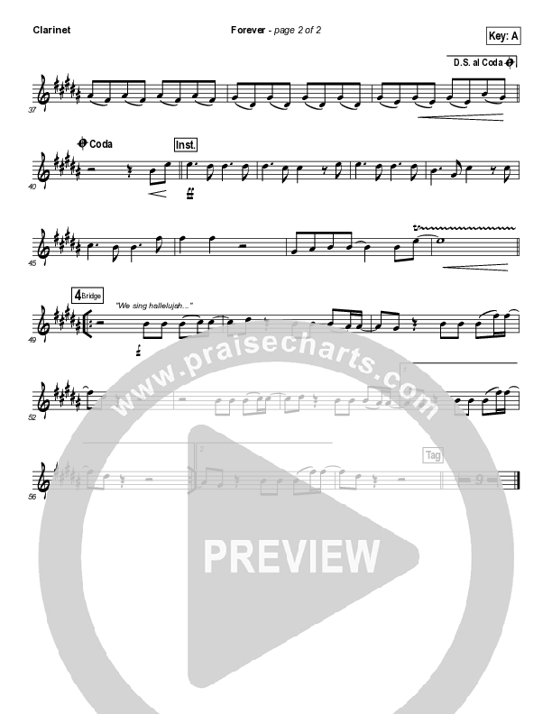 Forever Clarinet (Bethel Music / Brian Johnson)