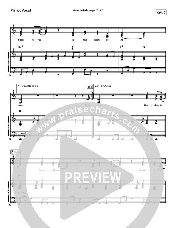 Wonderful Lead & Piano (VCC Live / Relate Church)