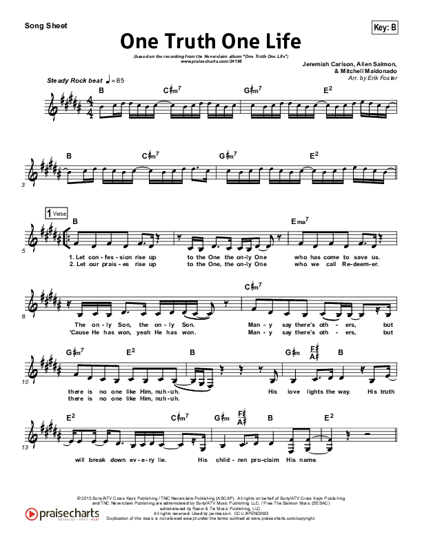 One Truth One Life Lead (SAT) (The Neverclaim)