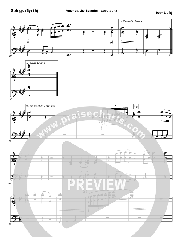 America The Beautiful Synth Strings (Mark Cole)