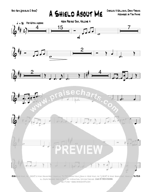 A Shield About Me (Instrumental) Bari Sax (Tom Payne)