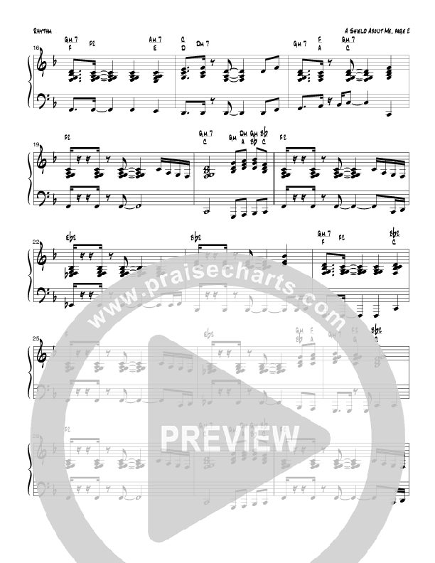 A Shield About Me (Instrumental) Rhythm Chart (Tom Payne)