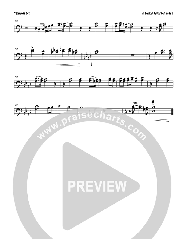A Shield About Me (Instrumental) Trombone 1/2 (Tom Payne)