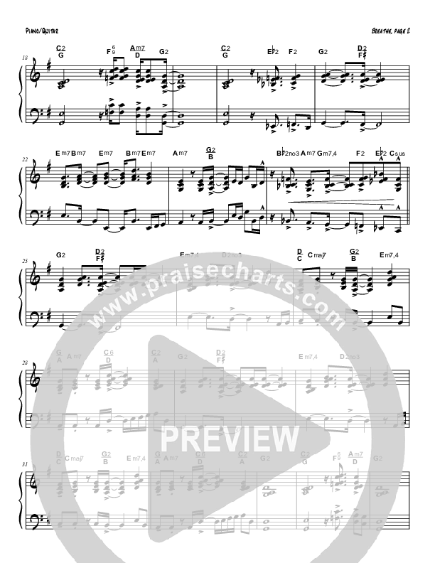 Breathe / Yearn (Instrumental) Guitar (Tom Payne)