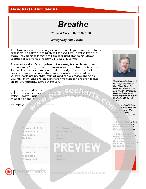 Breathe / Yearn (Instrumental) Needs Review (Tom Payne)