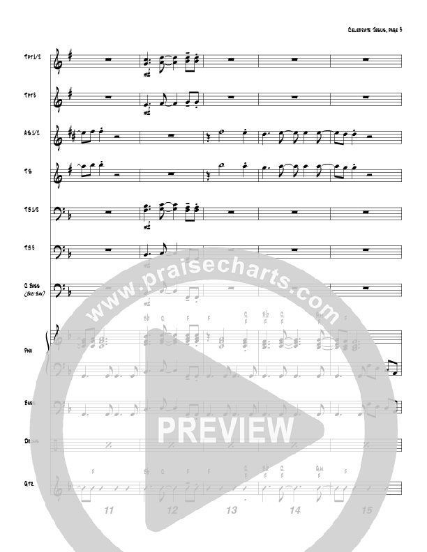 Celebrate Jesus (Instrumental) Conductor's Score (Tom Payne)