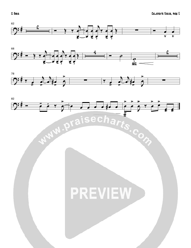 Celebrate Jesus (Instrumental) Contrabass (Tom Payne)