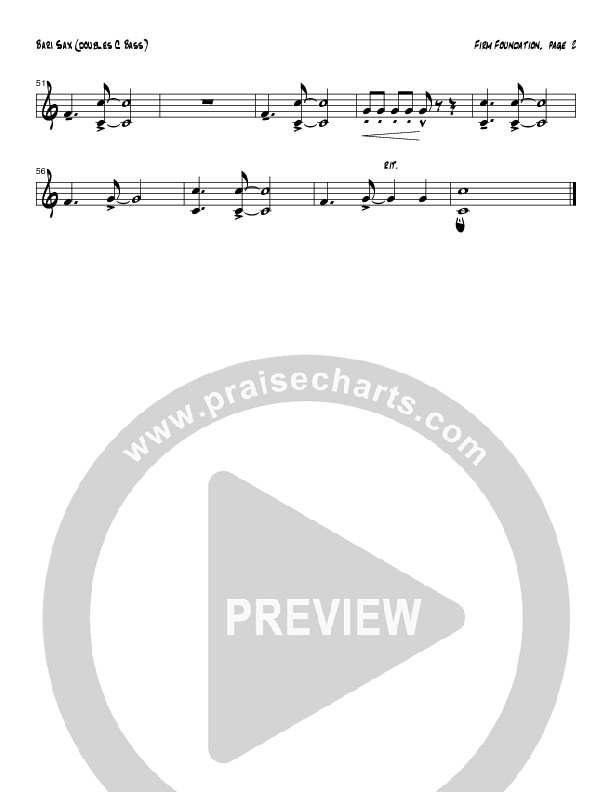 Firm Foundation (Instrumental) Bari Sax (Tom Payne)