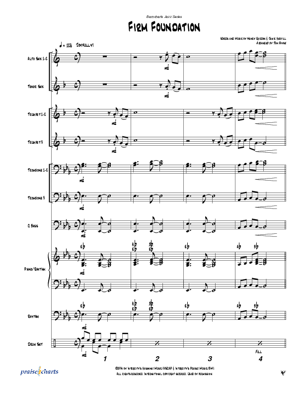 Firm Foundation (Instrumental) Conductor's Score (Tom Payne)