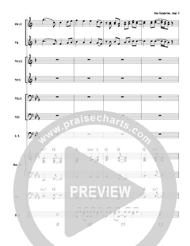 Firm Foundation (Instrumental) Conductor's Score (Tom Payne)