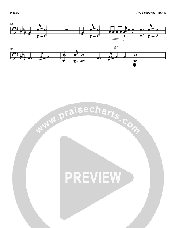 Firm Foundation (Instrumental) Contrabass (Tom Payne)