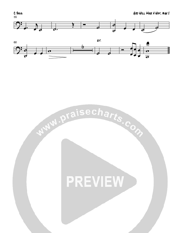 God Will Make A Way (Instrumental) Contrabass (Tom Payne)