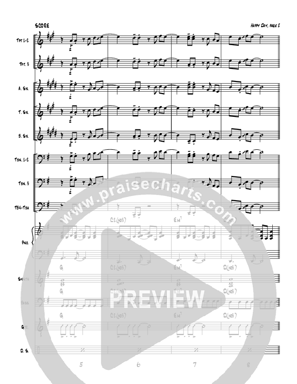 Happy Day (Instrumental) Orchestration (Tom Payne)