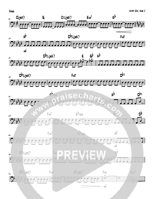 Happy Day (Instrumental) Double Bass (Tom Payne)