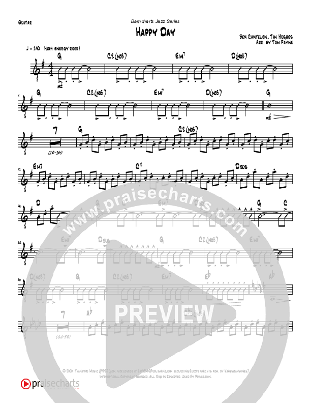 Happy Day (Instrumental) Guitar (Tom Payne)