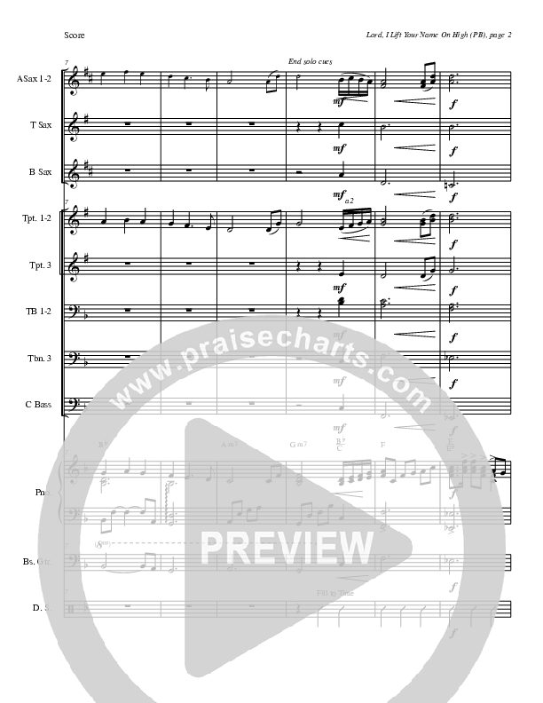 Lord I Lift Your Name On High (Instrumental) Orchestration (Tom Payne)