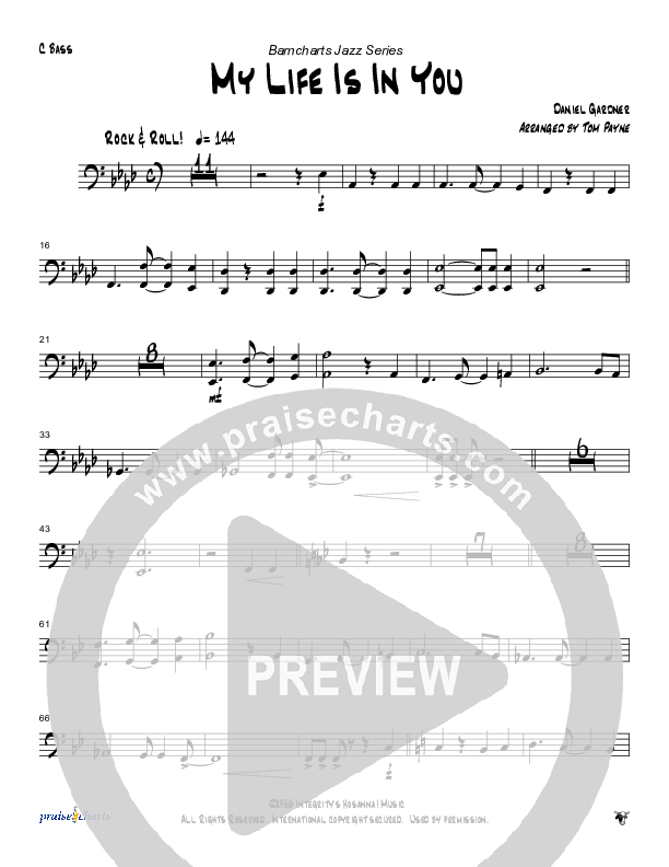 My Life Is In You (Instrumental) Contrabass (Tom Payne)