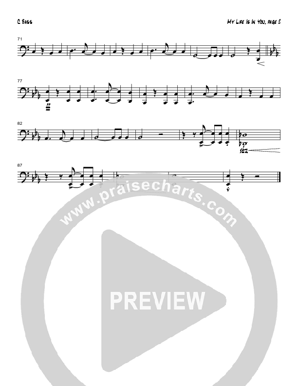 My Life Is In You (Instrumental) Contrabass (Tom Payne)