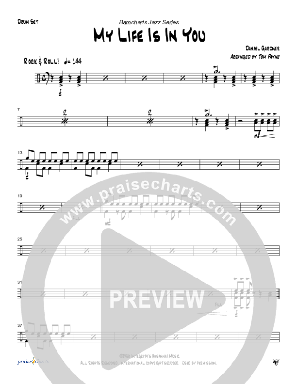 My Life Is In You (Instrumental) Drum Set (Tom Payne)