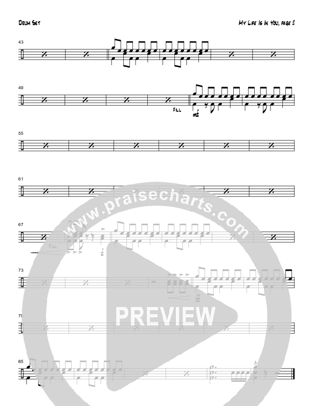 My Life Is In You (Instrumental) Drum Set (Tom Payne)