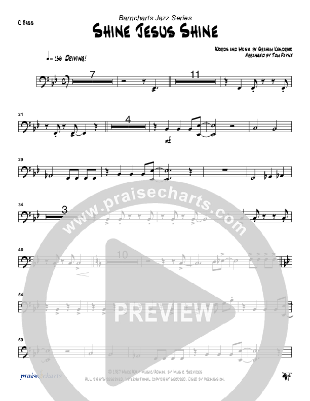 Shine Jesus Shine (Instrumental) Contrabass (Tom Payne)