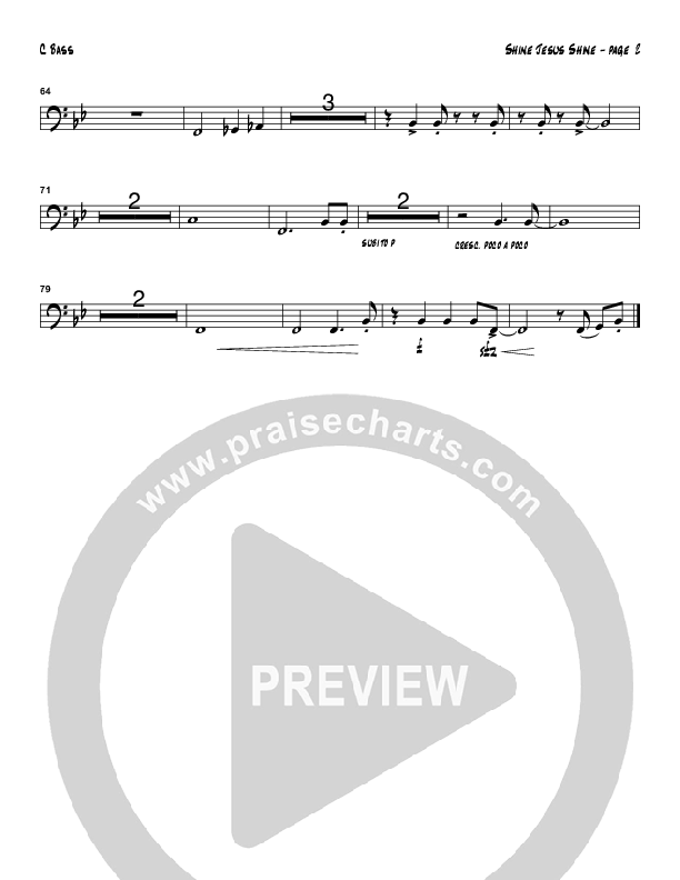 Shine Jesus Shine (Instrumental) Contrabass (Tom Payne)