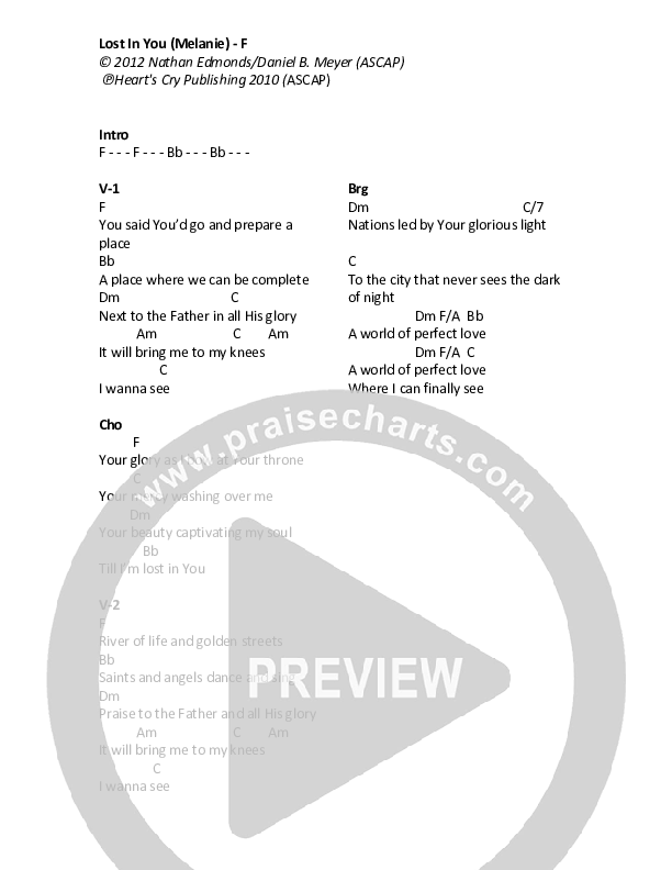 Lost In You Chords & Lyrics (Fuzed Worship)