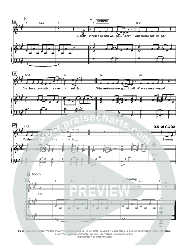 Show Us Christ Piano/Vocal (SATB) (Sovereign Grace)