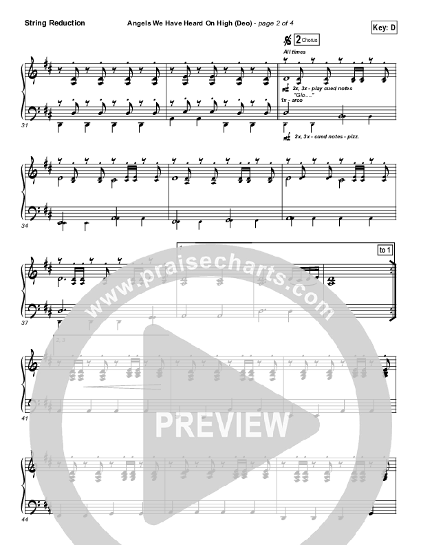 Angels We Have Heard On High (Deo) Synth Strings (Paul Baloche)