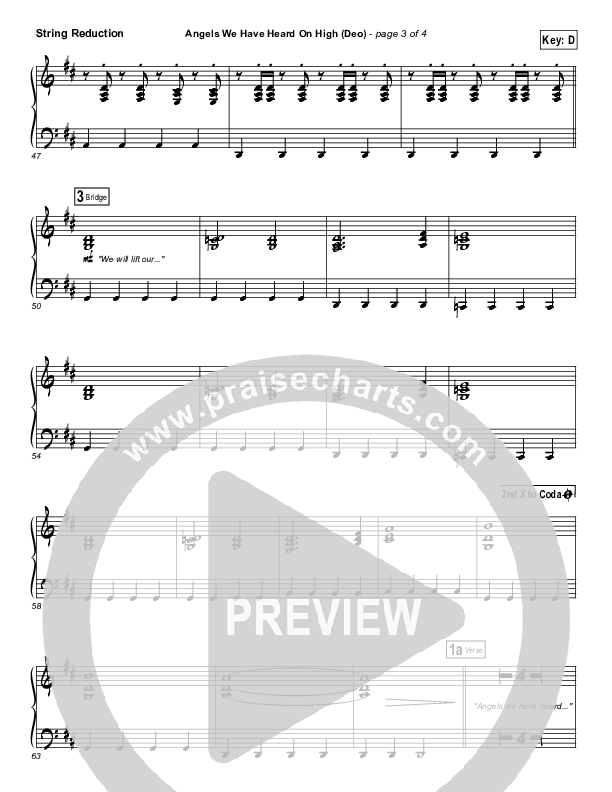 Angels We Have Heard On High (Deo) Synth Strings (Paul Baloche)