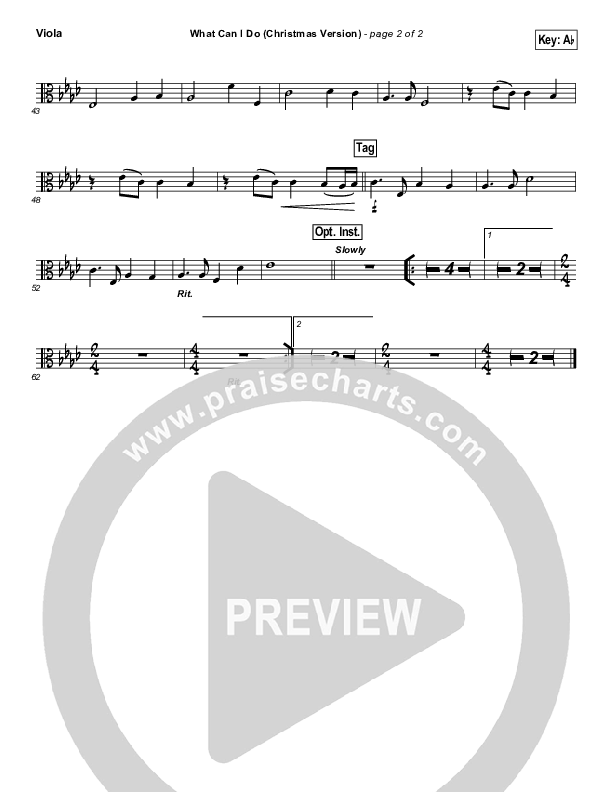 What Can I Do (Christmas) Viola (Paul Baloche)