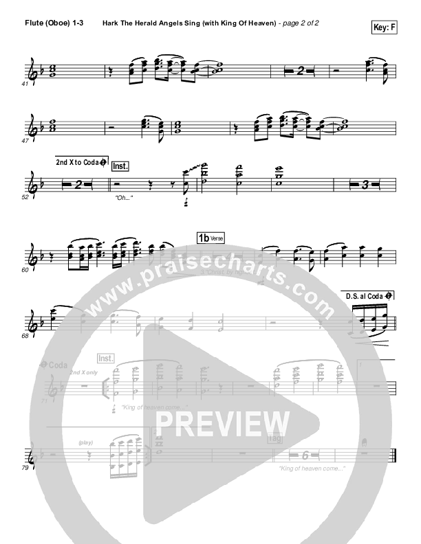 Hark The Herald (with King Of Heaven) Wind Pack (Paul Baloche)