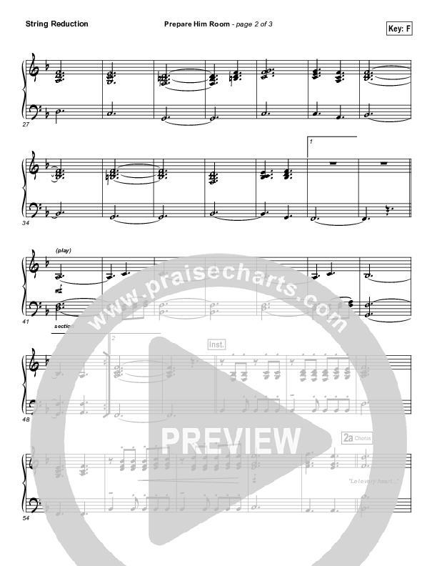 Prepare Him Room String Pack (Paul Baloche)