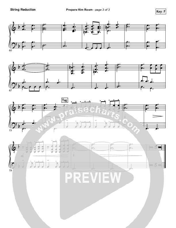 Prepare Him Room String Pack (Paul Baloche)