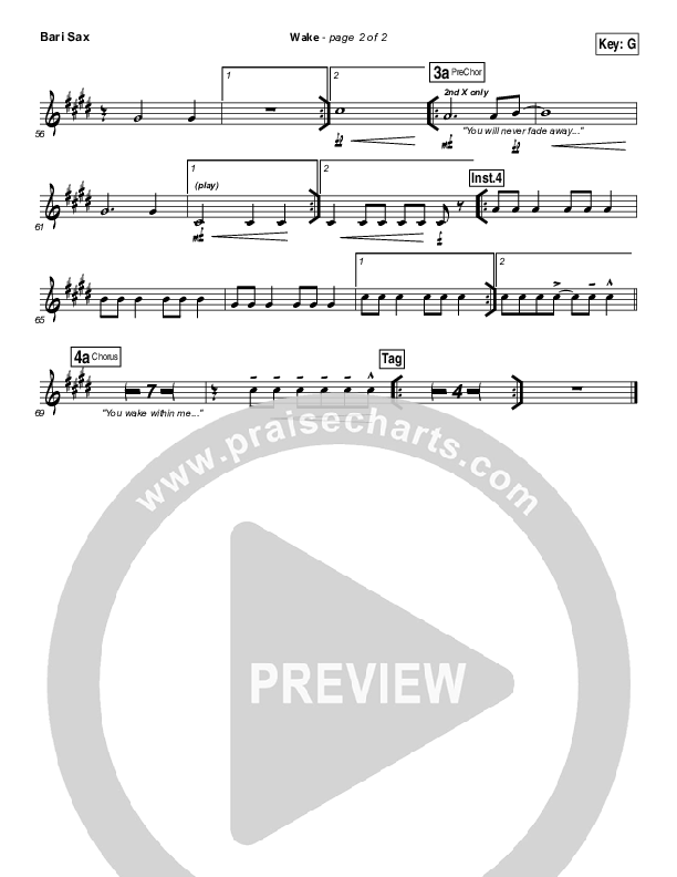 Wake Bari Sax (Hillsong Young & Free)