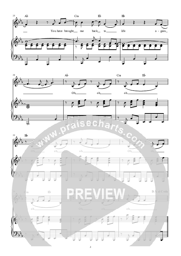 Back To Life Piano/Vocal (Hillsong Young & Free)