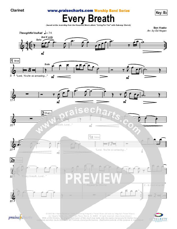 Every Breath Wind Pack (Gateway Worship)