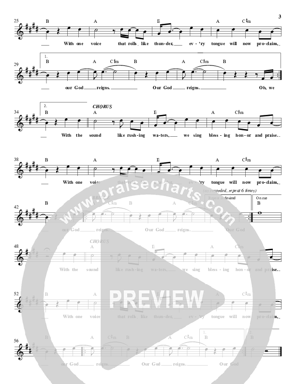 Rushing Waters Lead Sheet (Dustin Smith)