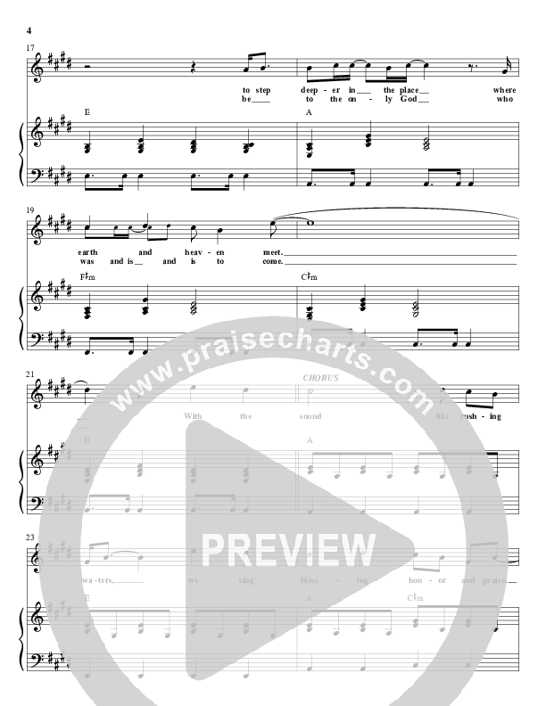 Rushing Waters Piano/Vocal (SATB) (Dustin Smith)