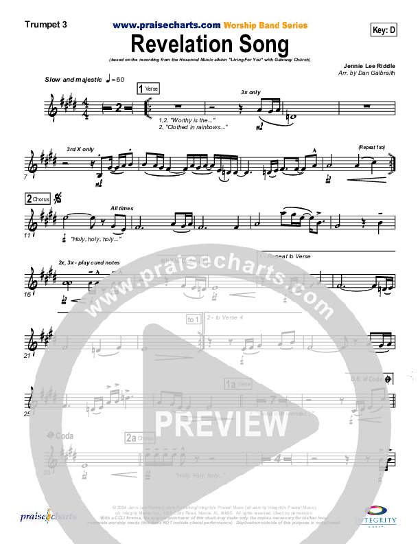 Revelation Song Trumpet 3 (Gateway Worship)