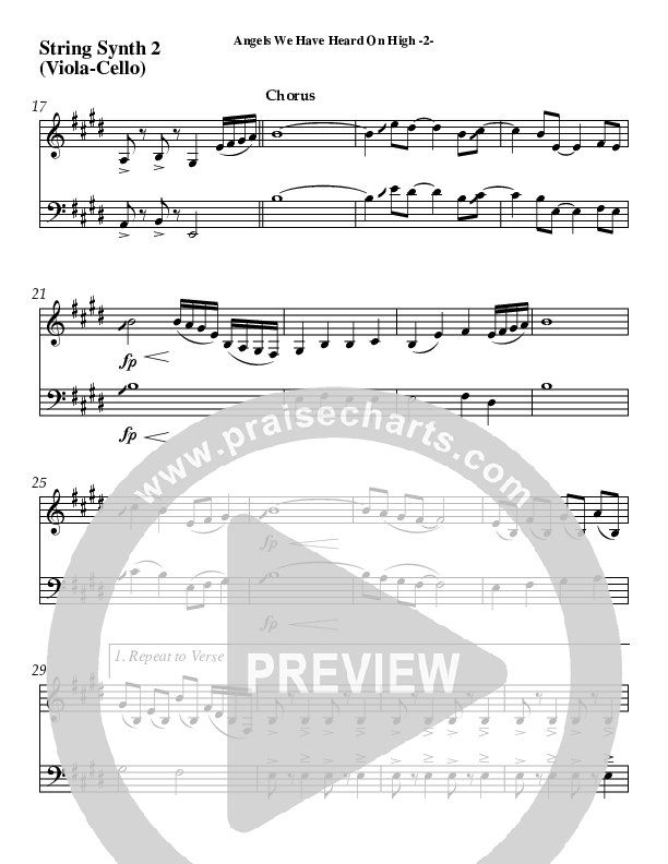 Angels We Have Heard On High Synth (AnderKamp Music)