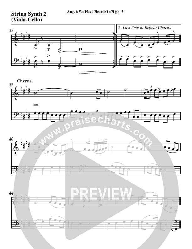 Angels We Have Heard On High Synth (AnderKamp Music)