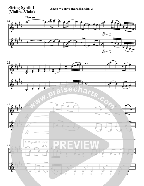 Angels We Have Heard On High Violins (AnderKamp Music)