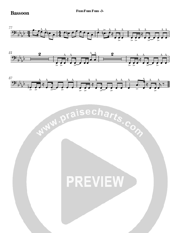 Fum Fum Fum (Instrumental) Bassoon (AnderKamp Music)