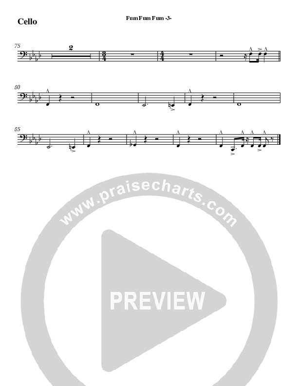 Fum Fum Fum (Instrumental) Cello (AnderKamp Music)