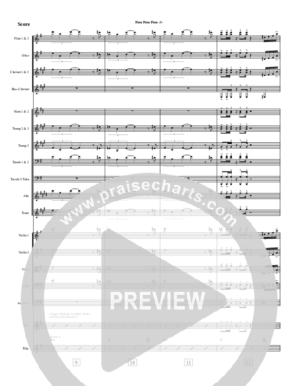Fum Fum Fum (Instrumental) Conductor's Score (AnderKamp Music)