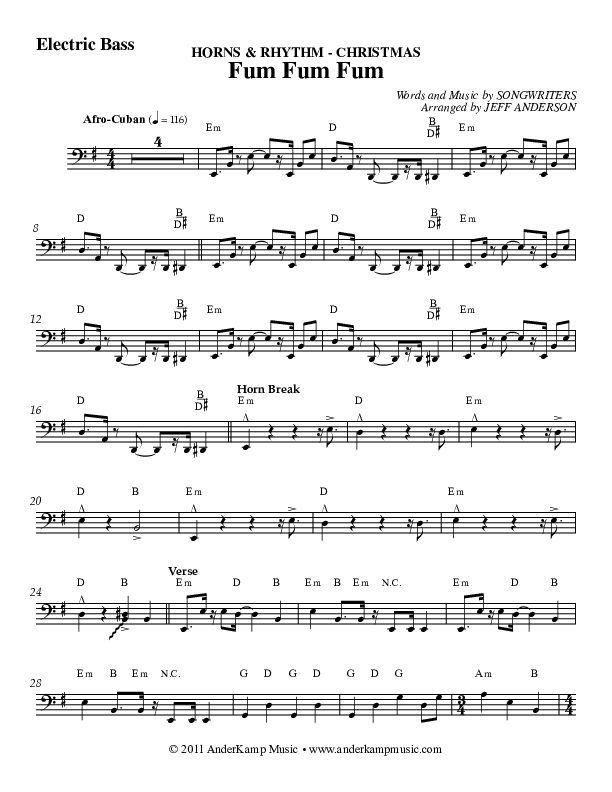 Fum Fum Fum (Instrumental) Electric Guitar (AnderKamp Music)