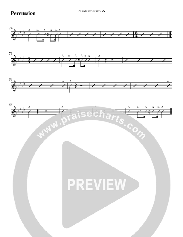 Fum Fum Fum (Instrumental) Percussion (AnderKamp Music)