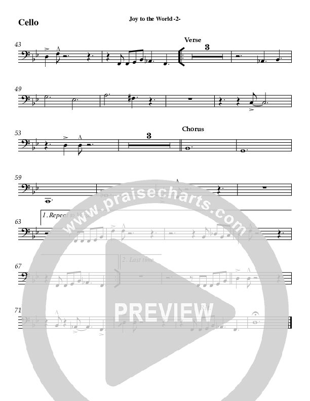 Joy To The World Cello (AnderKamp Music)