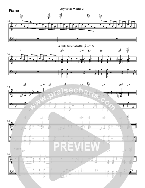 Joy To The World Piano Sheet (AnderKamp Music)